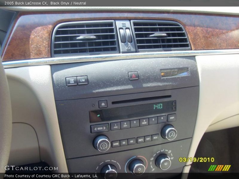 Black Onyx / Neutral 2005 Buick LaCrosse CX