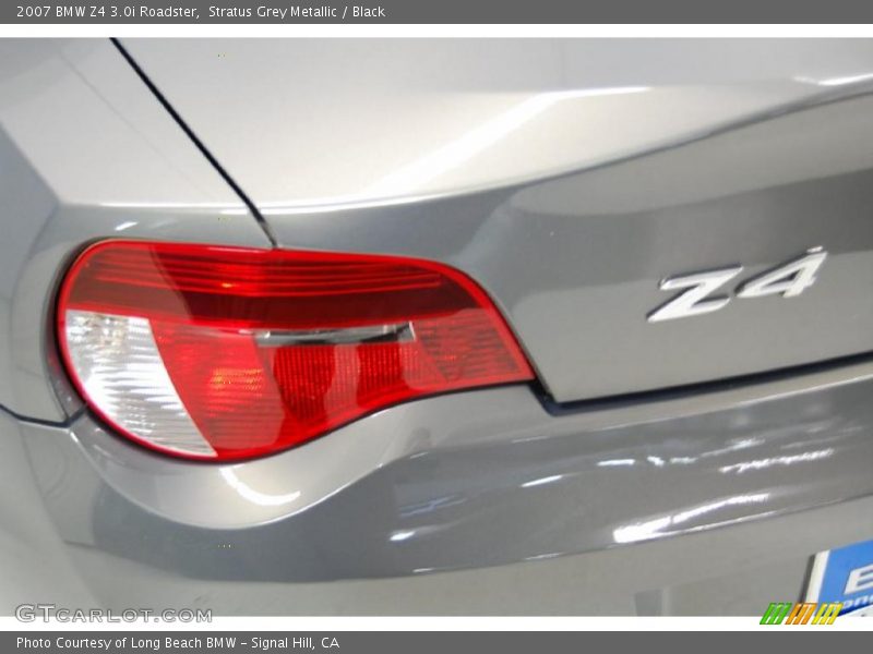 Stratus Grey Metallic / Black 2007 BMW Z4 3.0i Roadster