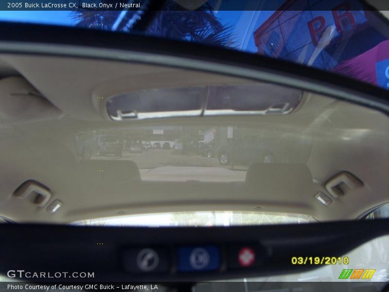 Black Onyx / Neutral 2005 Buick LaCrosse CX