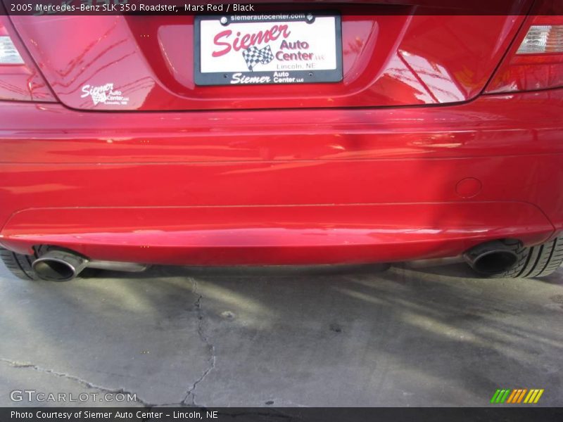 Mars Red / Black 2005 Mercedes-Benz SLK 350 Roadster