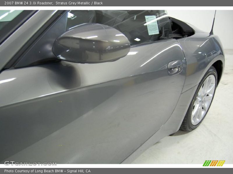 Stratus Grey Metallic / Black 2007 BMW Z4 3.0i Roadster