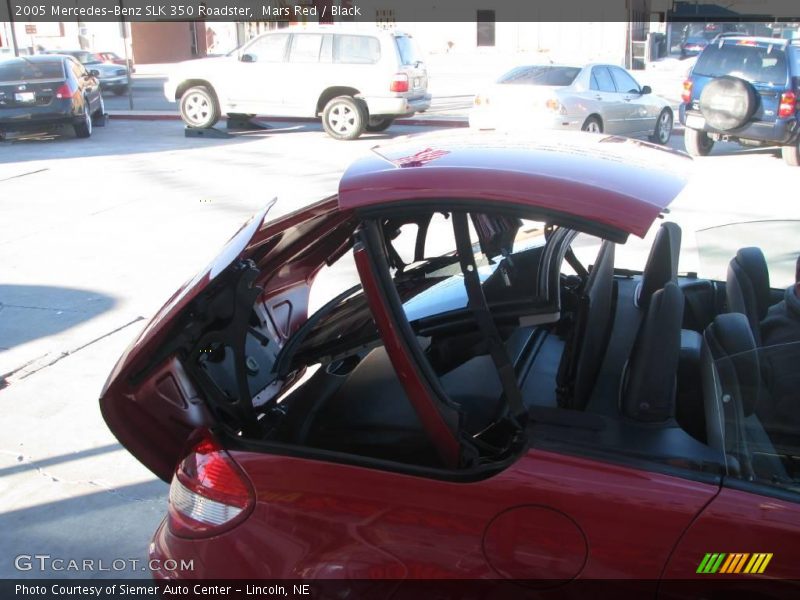 Mars Red / Black 2005 Mercedes-Benz SLK 350 Roadster