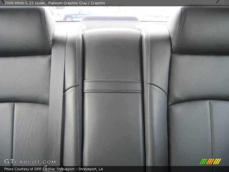 Platinum Graphite Gray / Graphite 2008 Infiniti G 35 Sedan