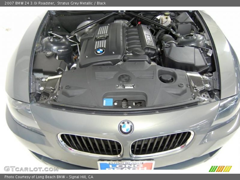 Stratus Grey Metallic / Black 2007 BMW Z4 3.0i Roadster