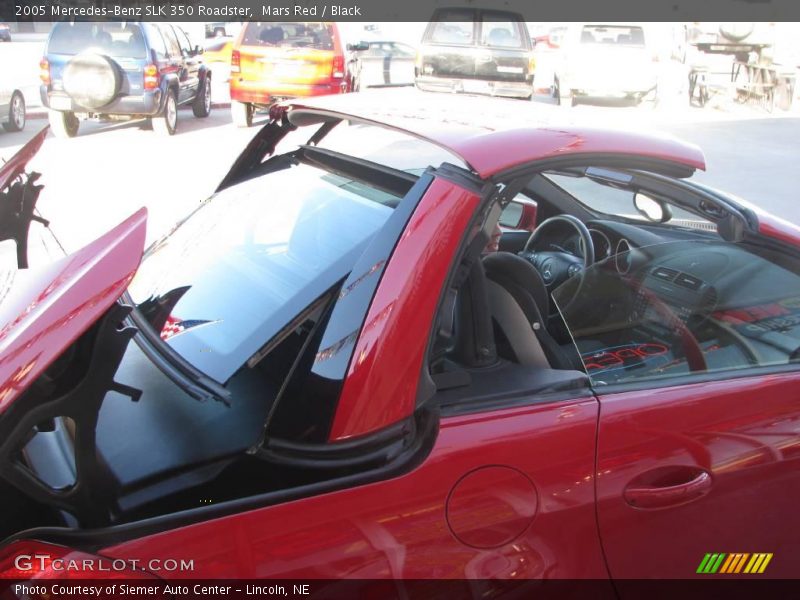 Mars Red / Black 2005 Mercedes-Benz SLK 350 Roadster