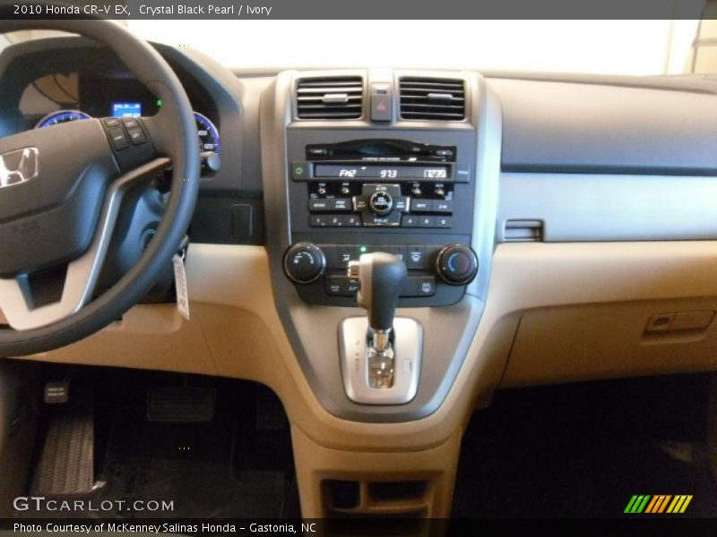 Crystal Black Pearl / Ivory 2010 Honda CR-V EX