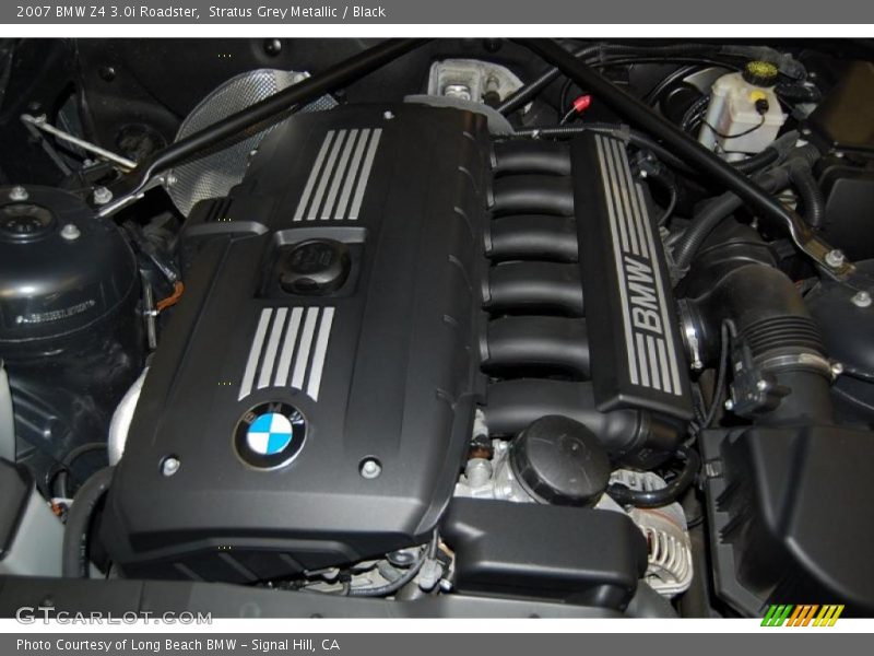 Stratus Grey Metallic / Black 2007 BMW Z4 3.0i Roadster