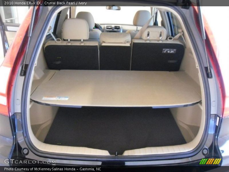 Crystal Black Pearl / Ivory 2010 Honda CR-V EX