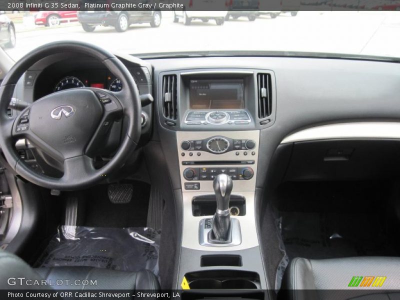Platinum Graphite Gray / Graphite 2008 Infiniti G 35 Sedan
