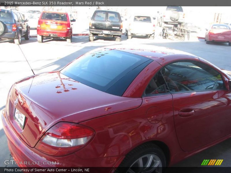 Mars Red / Black 2005 Mercedes-Benz SLK 350 Roadster