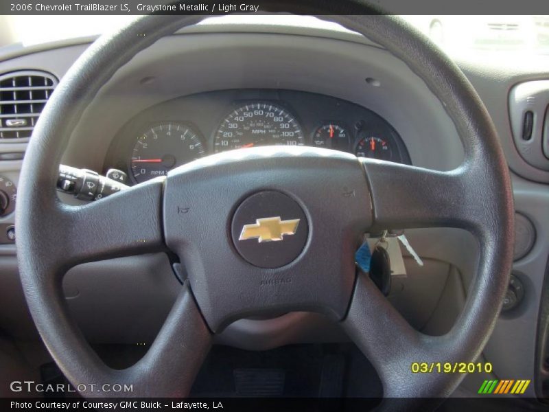 Graystone Metallic / Light Gray 2006 Chevrolet TrailBlazer LS