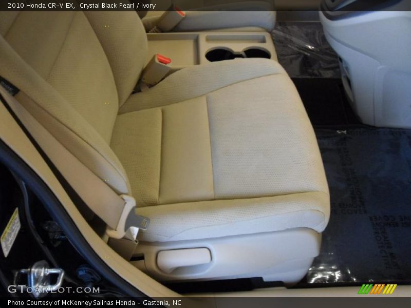Crystal Black Pearl / Ivory 2010 Honda CR-V EX