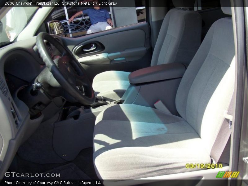 Graystone Metallic / Light Gray 2006 Chevrolet TrailBlazer LS