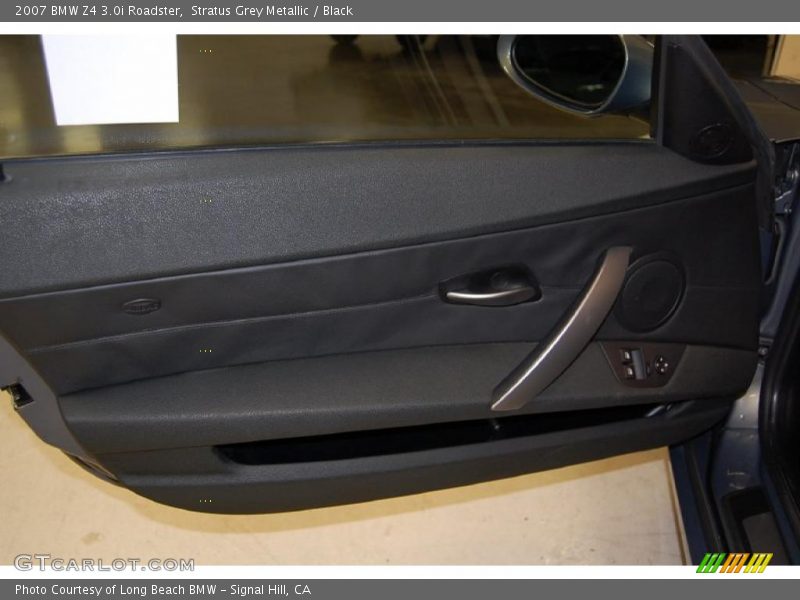 Stratus Grey Metallic / Black 2007 BMW Z4 3.0i Roadster