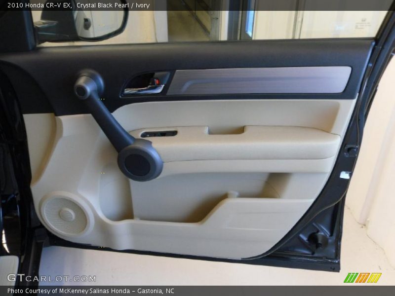 Crystal Black Pearl / Ivory 2010 Honda CR-V EX