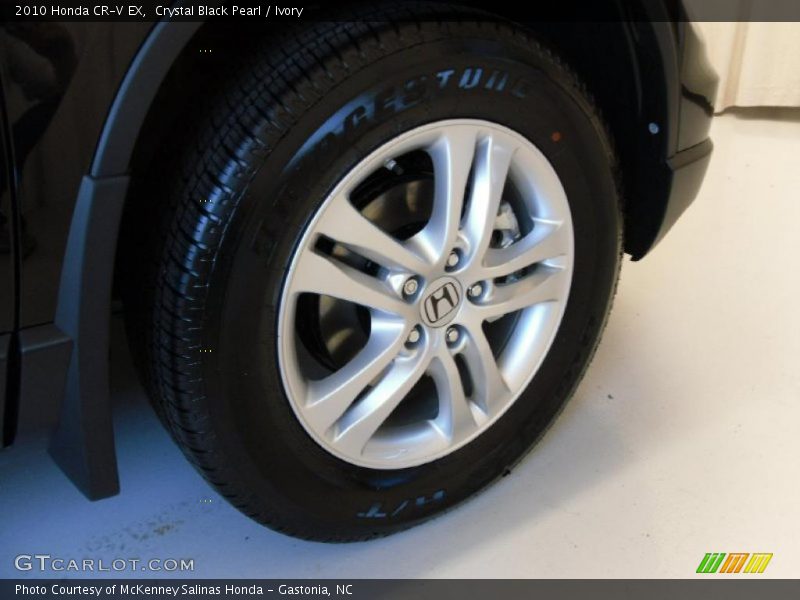 Crystal Black Pearl / Ivory 2010 Honda CR-V EX