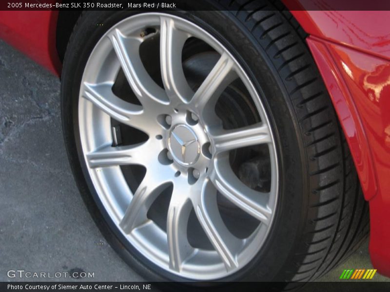 Mars Red / Black 2005 Mercedes-Benz SLK 350 Roadster