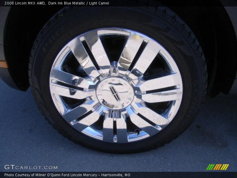 Dark Ink Blue Metallic / Light Camel 2008 Lincoln MKX AWD