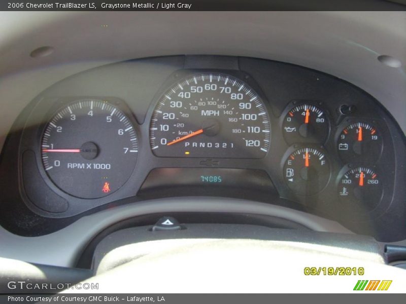 Graystone Metallic / Light Gray 2006 Chevrolet TrailBlazer LS