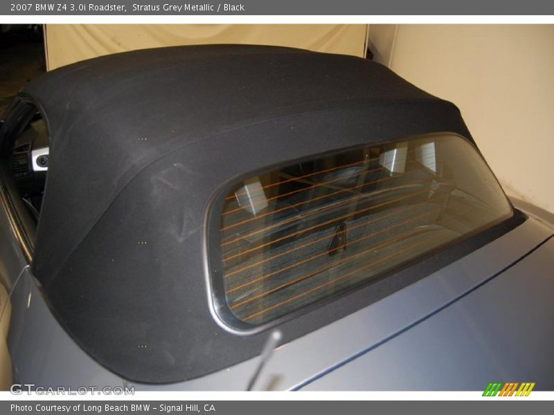 Stratus Grey Metallic / Black 2007 BMW Z4 3.0i Roadster