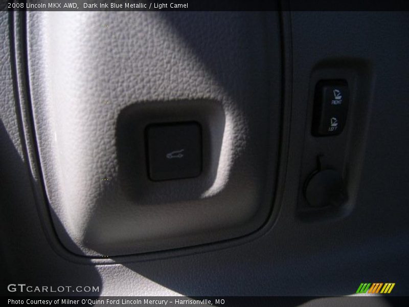 Dark Ink Blue Metallic / Light Camel 2008 Lincoln MKX AWD
