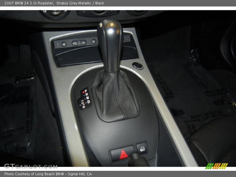 Stratus Grey Metallic / Black 2007 BMW Z4 3.0i Roadster