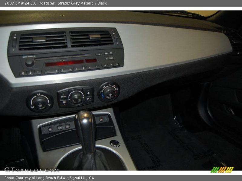 Stratus Grey Metallic / Black 2007 BMW Z4 3.0i Roadster