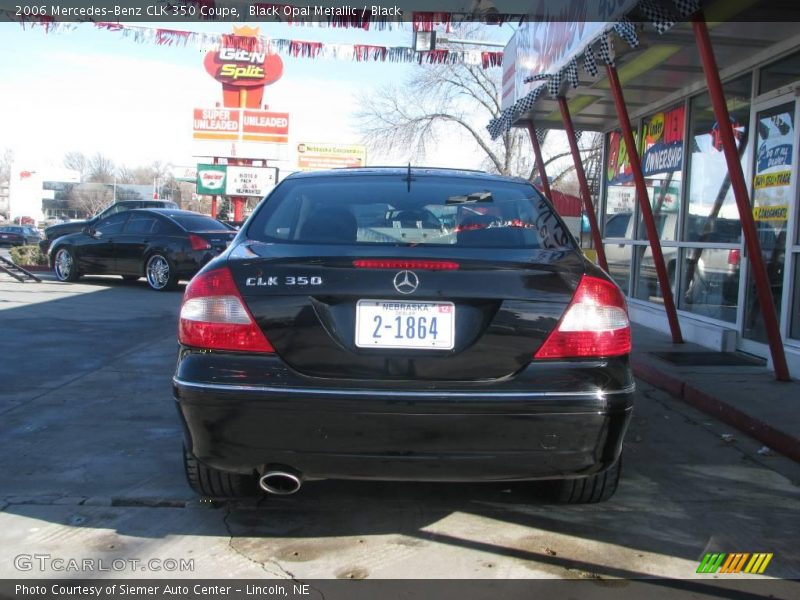 Black Opal Metallic / Black 2006 Mercedes-Benz CLK 350 Coupe