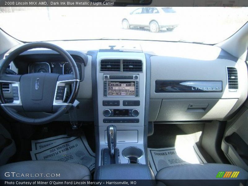 Dark Ink Blue Metallic / Light Camel 2008 Lincoln MKX AWD