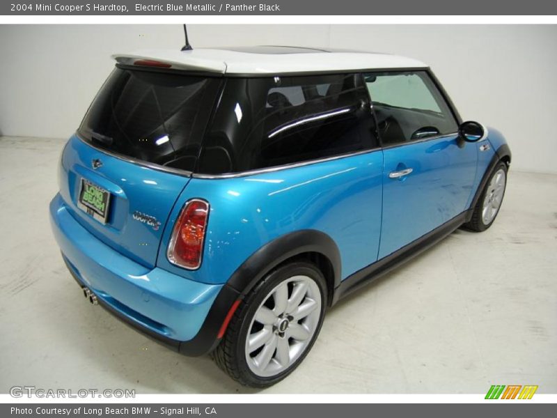 Electric Blue Metallic / Panther Black 2004 Mini Cooper S Hardtop