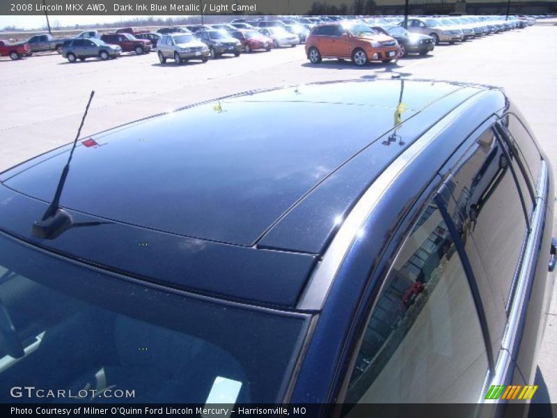 Dark Ink Blue Metallic / Light Camel 2008 Lincoln MKX AWD