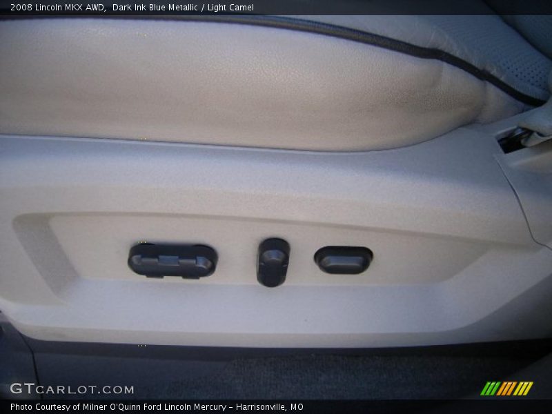 Dark Ink Blue Metallic / Light Camel 2008 Lincoln MKX AWD