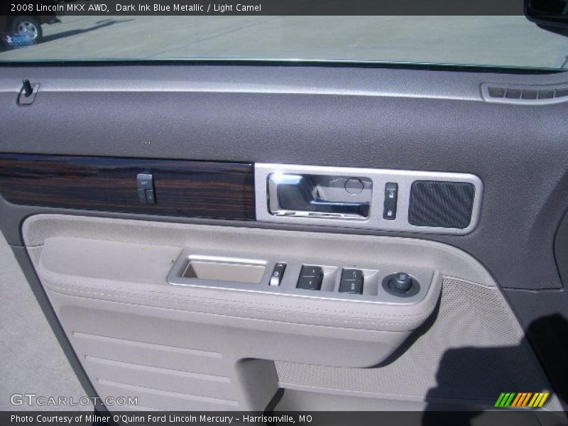 Dark Ink Blue Metallic / Light Camel 2008 Lincoln MKX AWD