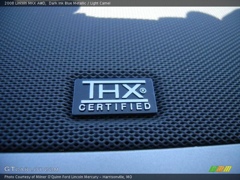 Dark Ink Blue Metallic / Light Camel 2008 Lincoln MKX AWD