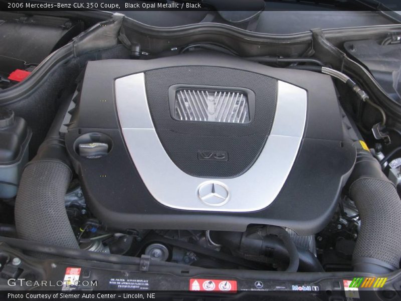 Black Opal Metallic / Black 2006 Mercedes-Benz CLK 350 Coupe