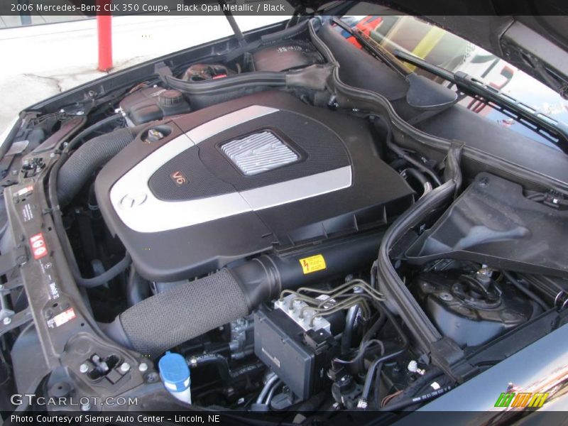 Black Opal Metallic / Black 2006 Mercedes-Benz CLK 350 Coupe
