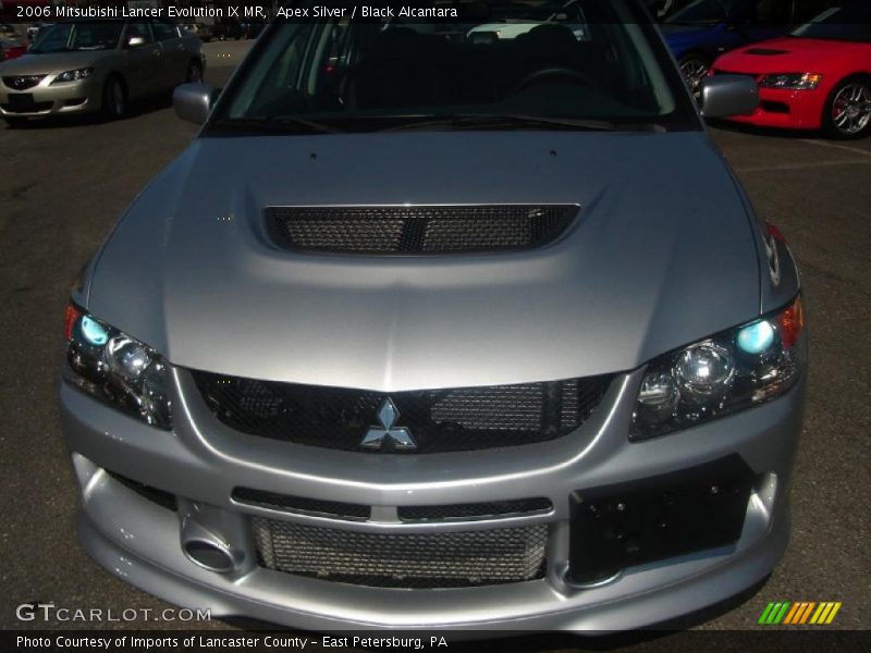 Apex Silver / Black Alcantara 2006 Mitsubishi Lancer Evolution IX MR