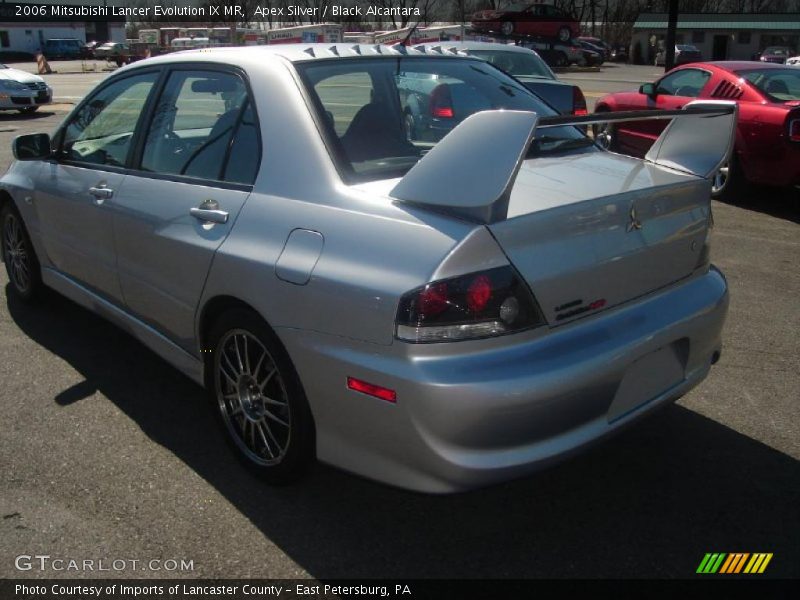 Apex Silver / Black Alcantara 2006 Mitsubishi Lancer Evolution IX MR