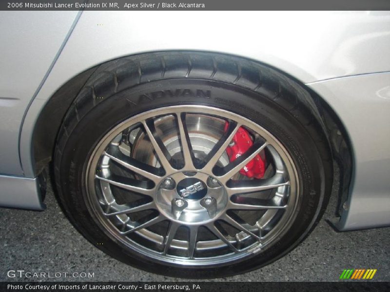 Apex Silver / Black Alcantara 2006 Mitsubishi Lancer Evolution IX MR