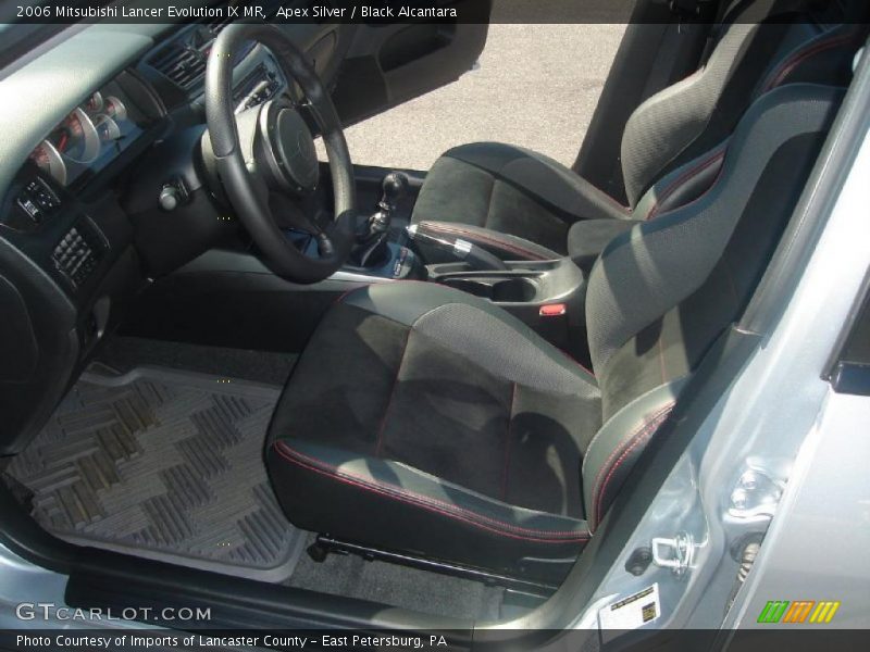 Apex Silver / Black Alcantara 2006 Mitsubishi Lancer Evolution IX MR