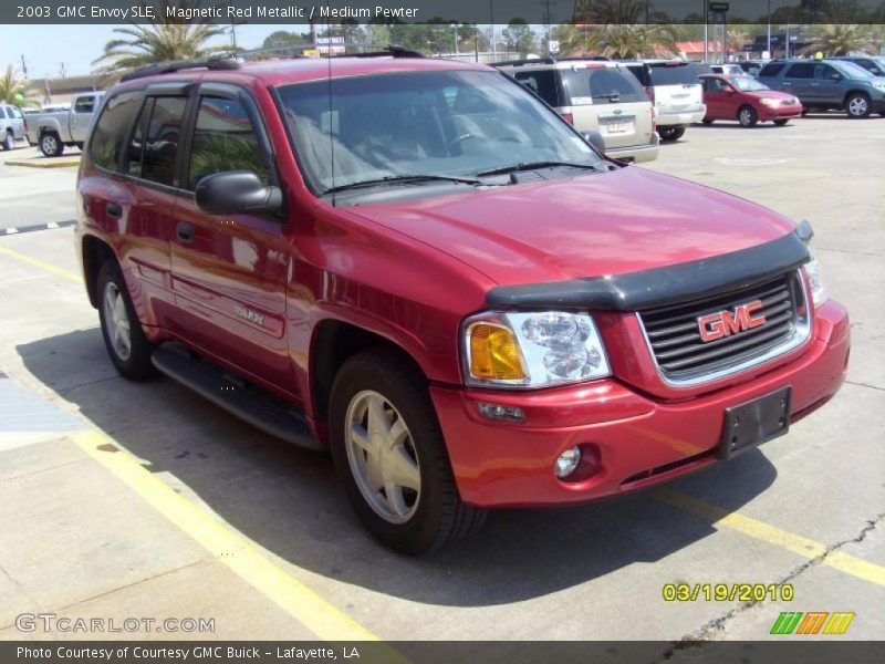 Magnetic Red Metallic / Medium Pewter 2003 GMC Envoy SLE