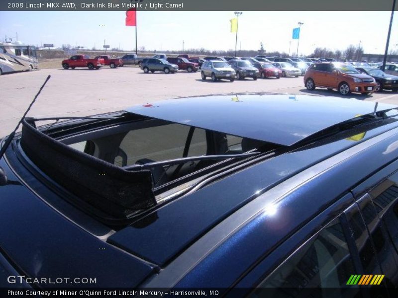 Dark Ink Blue Metallic / Light Camel 2008 Lincoln MKX AWD