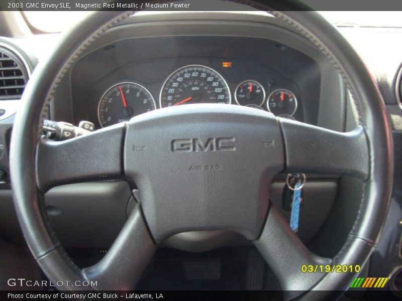 Magnetic Red Metallic / Medium Pewter 2003 GMC Envoy SLE