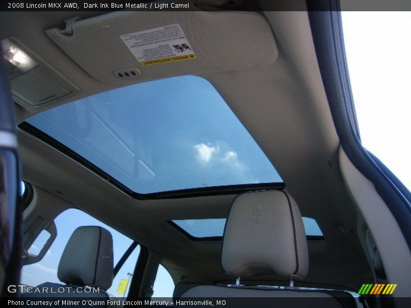 Dark Ink Blue Metallic / Light Camel 2008 Lincoln MKX AWD