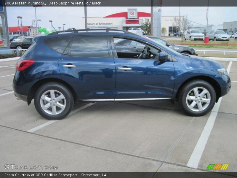 Deep Sapphire Metallic / Black 2009 Nissan Murano SL