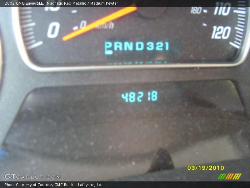 Magnetic Red Metallic / Medium Pewter 2003 GMC Envoy SLE
