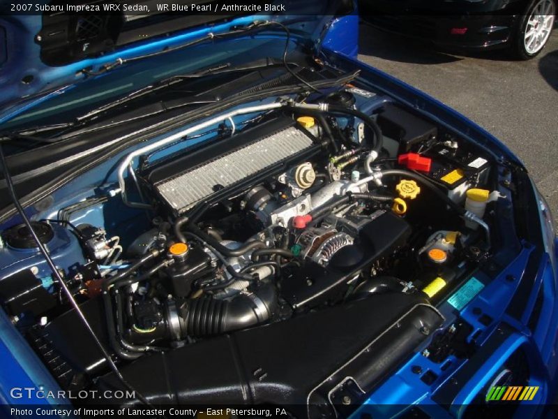 WR Blue Pearl / Anthracite Black 2007 Subaru Impreza WRX Sedan