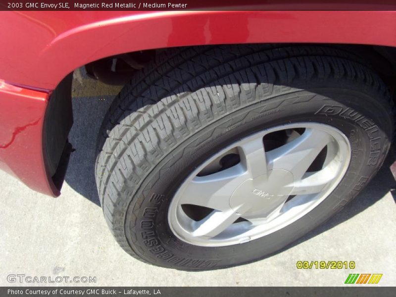 Magnetic Red Metallic / Medium Pewter 2003 GMC Envoy SLE