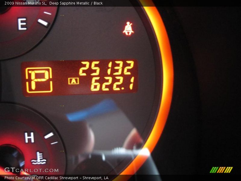 Deep Sapphire Metallic / Black 2009 Nissan Murano SL