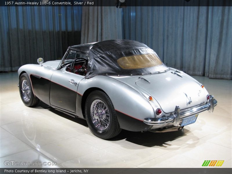 Silver / Red 1957 Austin-Healey 100-6 Convertible